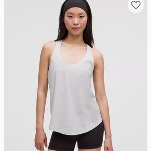 Lululemon Athletica Light Gray Tank Top